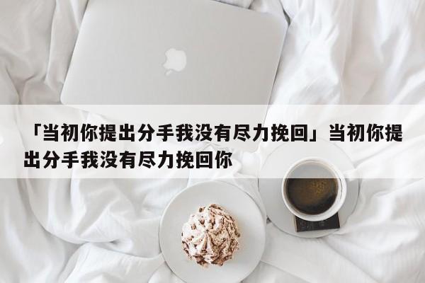 「当初你提出分手我没有尽力挽回」当初你提出分手我没有尽力挽回你