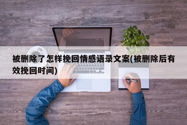 被删除了怎样挽回情感语录文案(被删除后有效挽回时间)