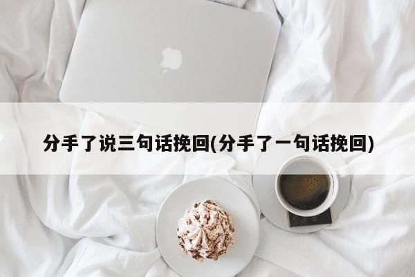 分手了说三句话挽回(分手了一句话挽回)