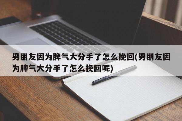 男朋友因为脾气大分手了怎么挽回(男朋友因为脾气大分手了怎么挽回呢)