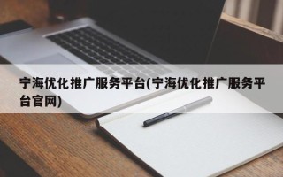 宁海优化推广服务平台(宁海优化推广服务平台官网)