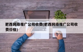 肥西网络推广公司收费(肥西网络推广公司收费价格)