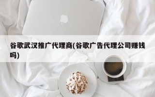 谷歌武汉推广代理商(谷歌广告代理公司赚钱吗)