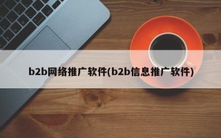 b2b网络推广软件(b2b信息推广软件)