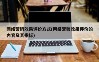 网络营销效果评价方式(网络营销效果评价的内容及其指标)