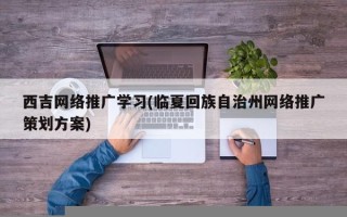 西吉网络推广学习(临夏回族自治州网络推广策划方案)