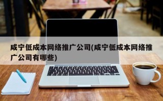 咸宁低成本网络推广公司(咸宁低成本网络推广公司有哪些)