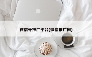 微信号推广平台(微信推广网)