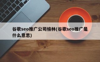 谷歌seo推广公司榆林(谷歌seo推广是什么意思)