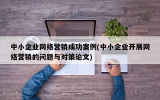 中小企业网络营销成功案例(中小企业开展网络营销的问题与对策论文)